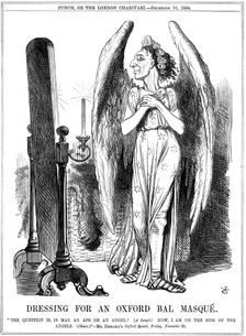 Benjamin Disraeli, British Conservative, cartoon from Punch 1864. Artist: John Tenniel