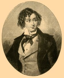 Benjamin Disraeli, British politician, c1840 (c1890). Creator: Unknown