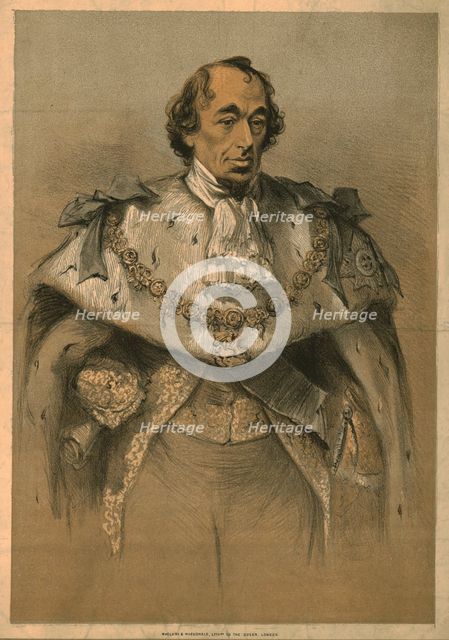 Benjamin Disraeli, c1870. Creator: Unknown.
