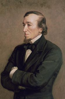 Benjamin Disraeli, Earl of Beaconsfield (detail), 1881. Artist: John Everett Millais