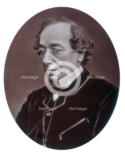 Benjamin Disraeli, Earl of Beaconsfield, Prime Minister, 1881. Creator: Lock & Whitfield.