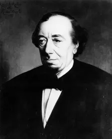 Benjamin Disreali (1804-81), British Conservative Primeminister. Creator: Unknown