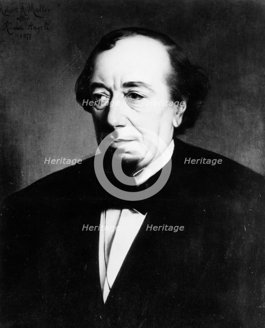 Benjamin Disreali (1804-81), British Conservative Primeminister. Creator: Unknown.