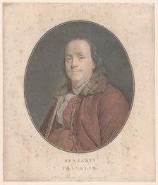 Benjamin Franklin, 1789. Creator: Jean Francois Janinet