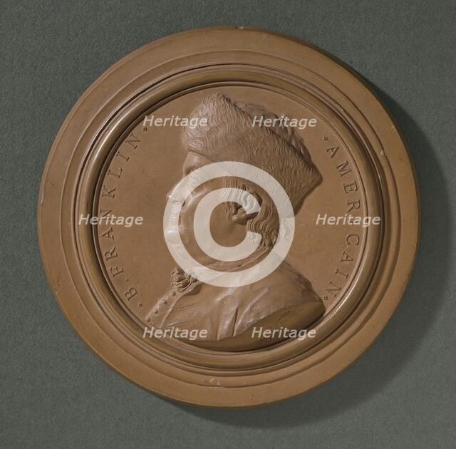 Benjamin Franklin (1706-1790), 1777. Creator: Giovanni Battista Nini.