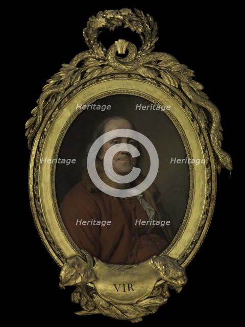 Benjamin Franklin (1706-1790), 1778. Creator: Joseph Siffred Duplessis.