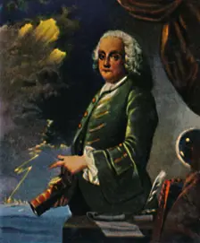 Benjamin Franklin 1706-1790 1934. Creator: Unknown