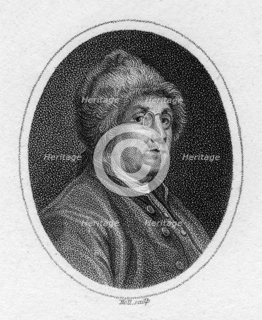 Benjamin Franklin, 18th century American scientist, inventor and politician, c1819.  Artist: Holl