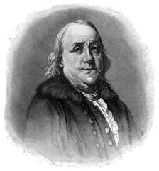 Benjamin Franklin, 18th century American scientist, inventor and statesman, (1901)