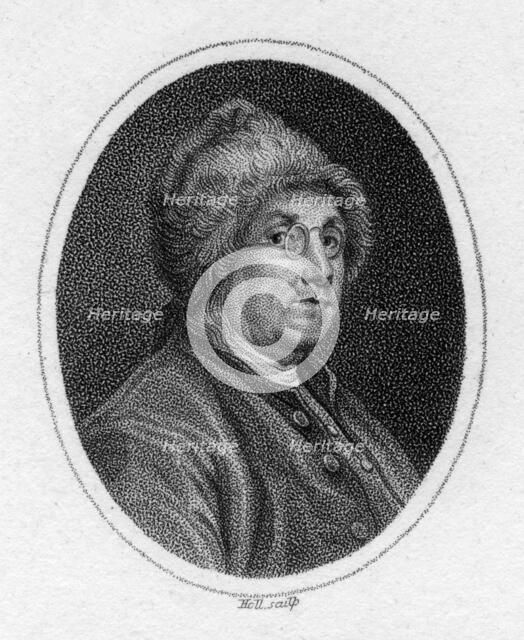 Benjamin Franklin, 18th century American scientist, inventor and politician, c1819.  Artist: Holl