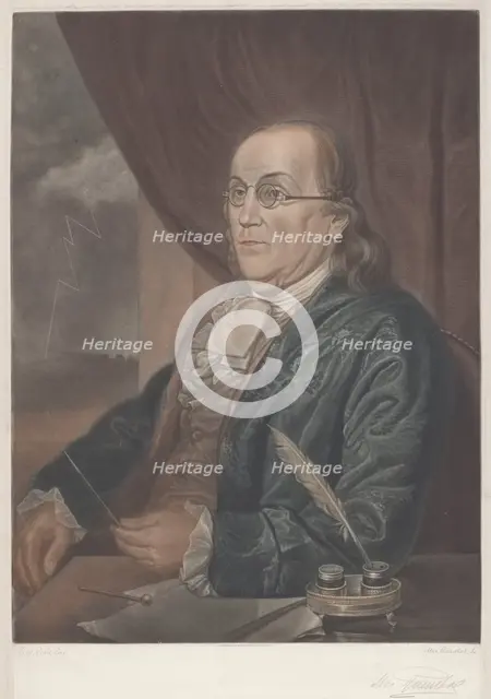 Benjamin Franklin, 1901. Creator: Max Rosenthal.