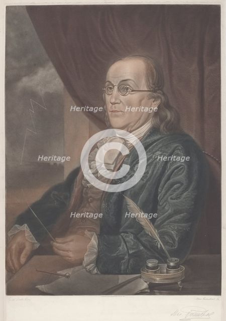 Benjamin Franklin, 1901. Creator: Max Rosenthal.