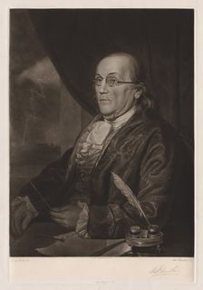 Benjamin Franklin, 1901. Creator: Max Rosenthal (American, 1833-1918)