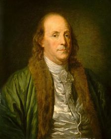 Benjamin Franklin, 19th century. Creator: Anon