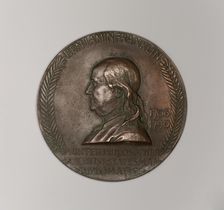 Benjamin Franklin Commemorative Medal, 1906. Creator: Louis Saint-Gaudens