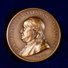 Benjamin Franklin, American scientist, inventor and statesman, 1806 Creator: Unknown