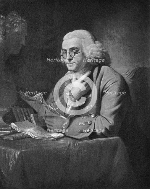 Benjamin Franklin, c1766. Artist: David Martin