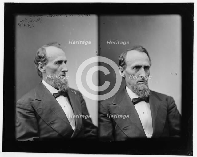 Benjamin Franklin Martin of West Virginia, 1865-1880. Creator: Unknown.