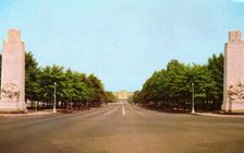 Benjamin Franklin Parkway, Philadelphia, Pennsylvania, USA, 1953