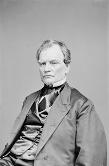 Benjamin Franklin Wade of Ohio, between 1855 and 1865. Creator: Unknown