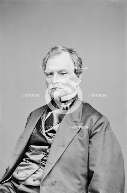 Benjamin Franklin Wade of Ohio, between 1855 and 1865. Creator: Unknown.