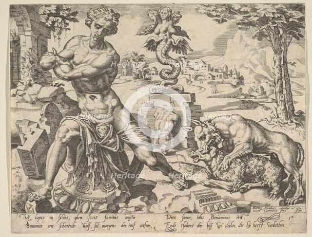 Benjamin, from the series The Twelve Patriarchs, 1550. Creator: Dirck Volkertsen Coornhert.