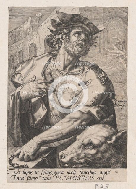 Benjamin, from The Twelve Sons of Jacob. Creator: Jacques de Gheyn II.