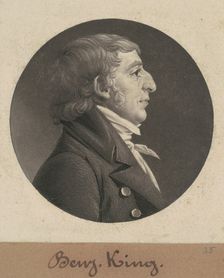 Benjamin King, 1806. Creator: Charles Balthazar Julien Févret de Saint-Mémin