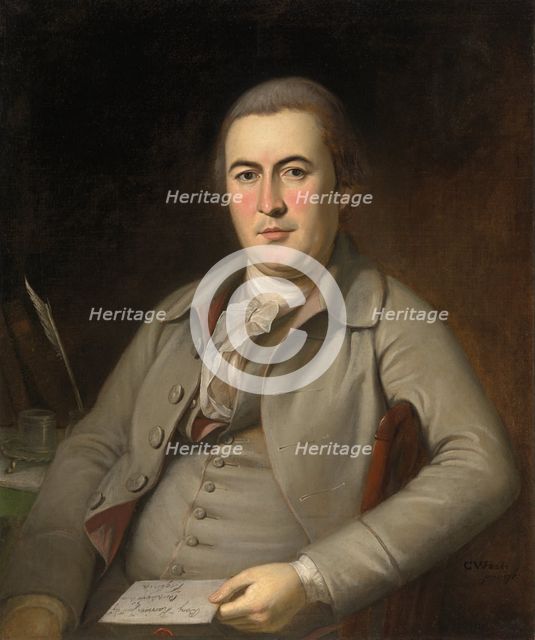 Benjamin Harrison, Jr., 1783. Creator: Charles Willson Peale.