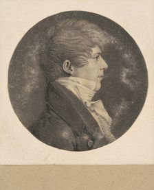 Benjamin Harrison VII, c. 1808. Creator: Charles Balthazar Julien Févret de Saint-Mémin