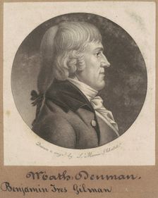 Benjamin Ives Gilman, 1801. Creator: Charles Balthazar Julien Févret de Saint-Mémin