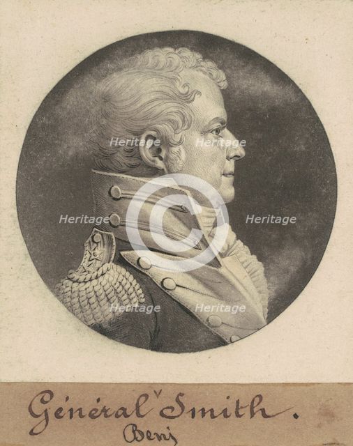 Benjamin Smith, 1809. Creator: Charles Balthazar Julien Févret de Saint-Mémin.