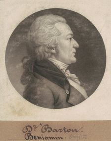 Benjamin Smith Barton, 1802. Creator: Charles Balthazar Julien Févret de Saint-Mémin