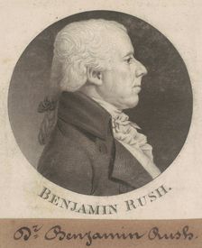 Benjamin Rush, 1802. Creator: Charles Balthazar Julien Févret de Saint-Mémin