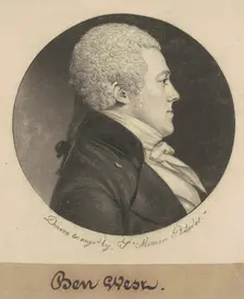Benjamin West, 1798. Creator: Charles Balthazar Julien Févret de Saint-Mémin