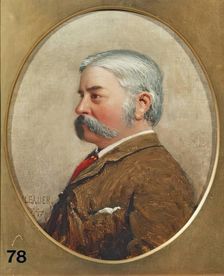 Benjamin Williams Leader, Self Portrait, 1884. Creator: Benjamin Williams Leader