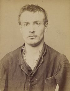 Benoit. Antoine. 29 ans, né à Paris Xle. Journalier. Anarchiste, vagabondage. 4/3/94., 1894. Creator: Alphonse Bertillon