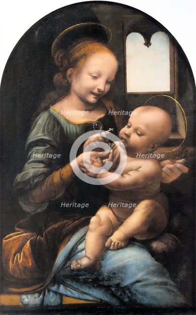 Benois Madonna, 1480. Creator: Leonardo da Vinci.