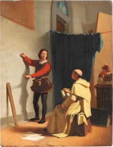 Benozzo Gozzoli and Beato Angelico, . Creator: Borrani; Odoardo (1833-1905)