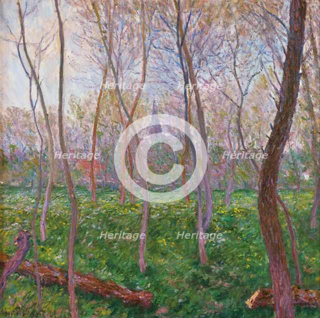 Bennecourt, 1887. Creator: Claude Monet.