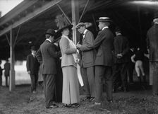 Benning Races. Miss Helen Taft, 1912. Creator: Harris & Ewing