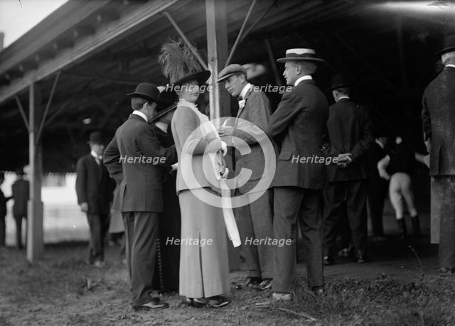 Benning Races. Miss Helen Taft, 1912. Creator: Harris & Ewing.