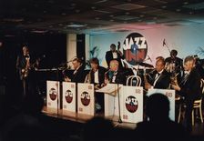 Benny Carter and Big Band, Jazz Inn Party, Nordwijk, Netherlands, 1989. Creator: Brian Foskett