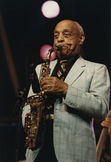 Benny Carter, Benny Carter's Swing America, North Sea Jazz Festival, Netherlands, 1991. Creator: Brian Foskett
