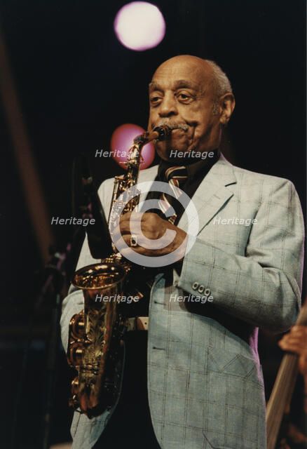 Benny Carter, Benny Carter's Swing America, North Sea Jazz Festival, Netherlands, 1991. Creator: Brian Foskett.
