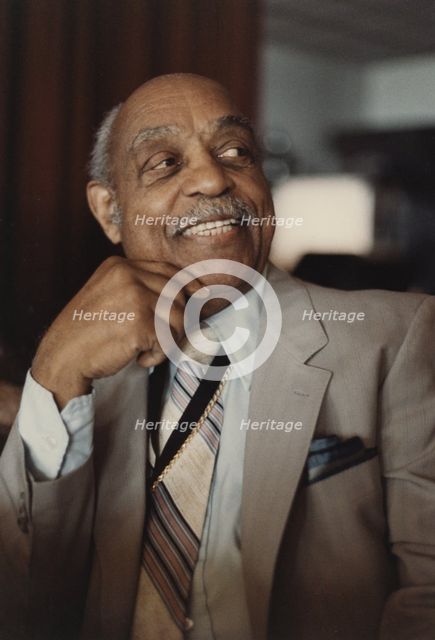 Benny Carter, Jazz Inn Party '89 Nordwijk, Netherlands, 1989. Creator: Brian Foskett.
