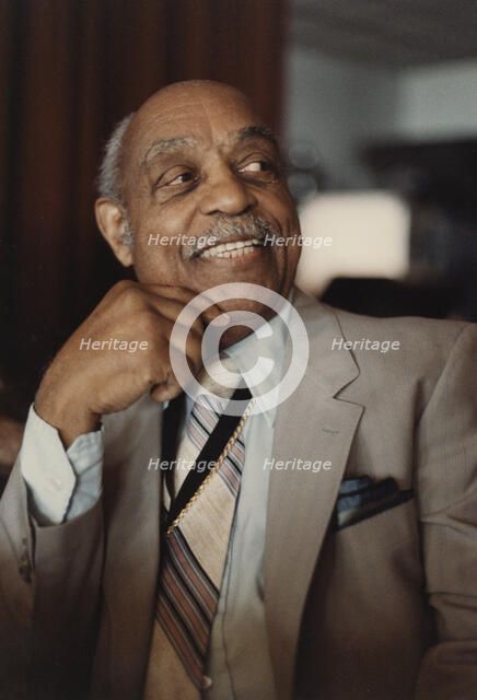 Benny Carter, Jazz Inn Party '89 Nordwijk, Netherlands, 1989. Creator: Brian Foskett.