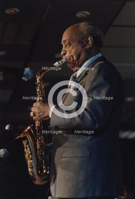 Benny Carter, The Jazz Inn Party All Star Big Band, Nordwijk, Netherlands, 1989. Creator: Brian Foskett.