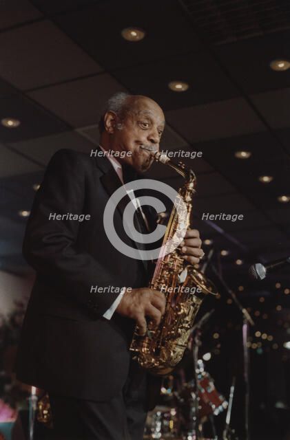 Benny Carter, The Jazz Inn Party All Star Big Band, Nordwijk, Netherlands, 1989. Creator: Brian Foskett.