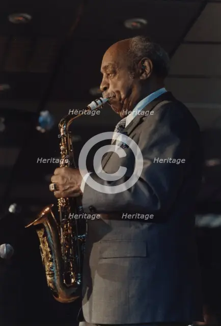 Benny Carter, The Jazz Inn Party All Star Big Band, Nordwijk, Netherlands, 1989. Creator: Brian Foskett.